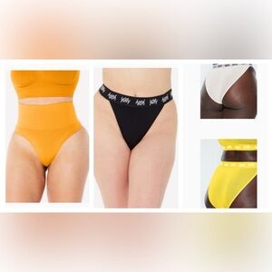 YITTY shapewear Thong and high waisted bikini bundle NWOT